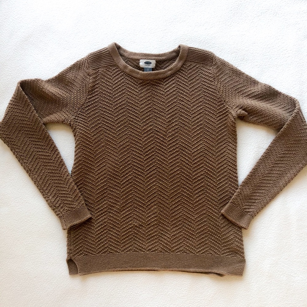 Old Navy Brown Knitted Sweater